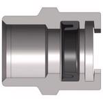 Steel Dix-Lock™ N-Series Bowes Interchange Female Thread Coupler